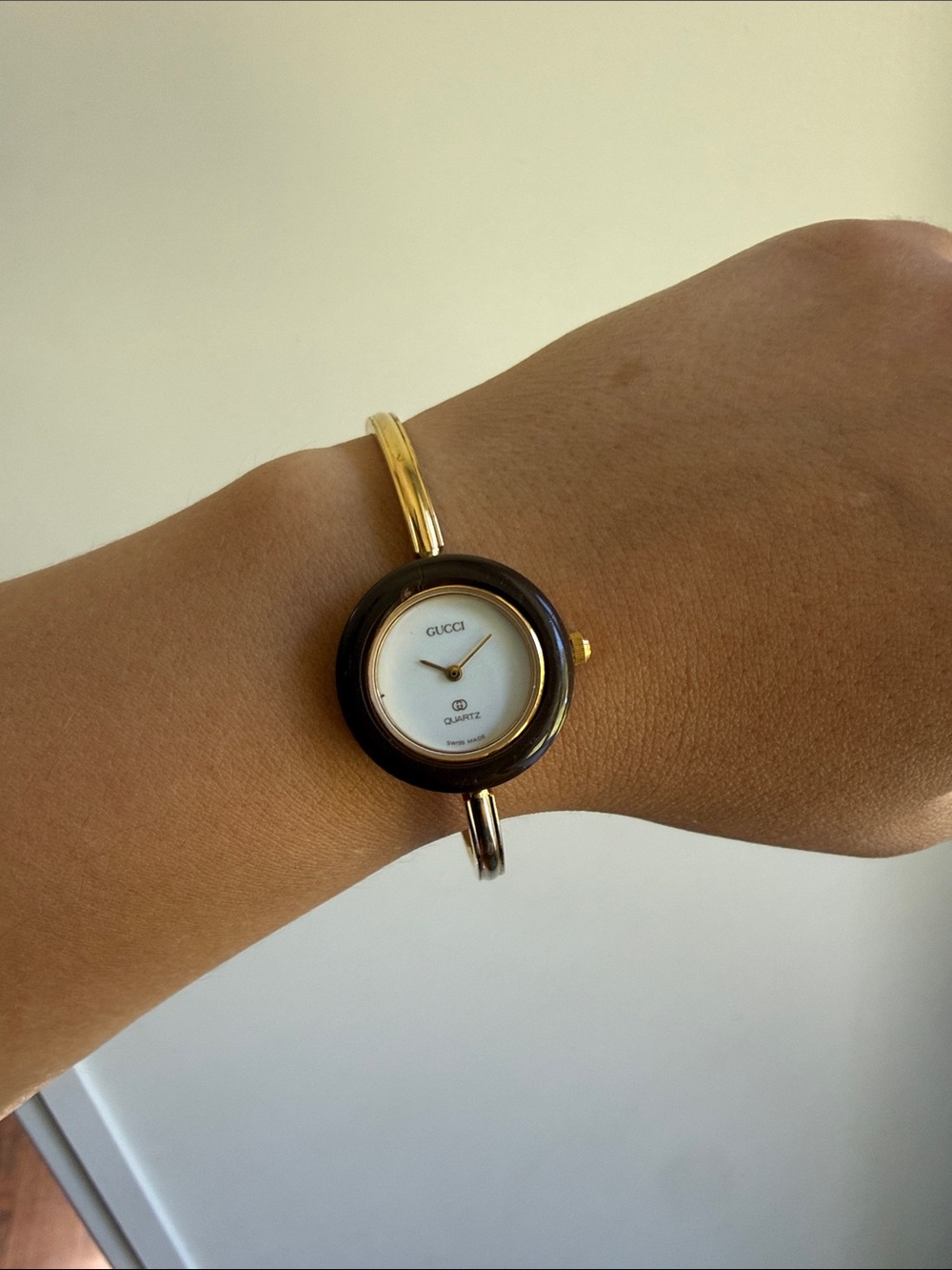 Gucci interchangeable bezels watch vintage 6.25-6.5”